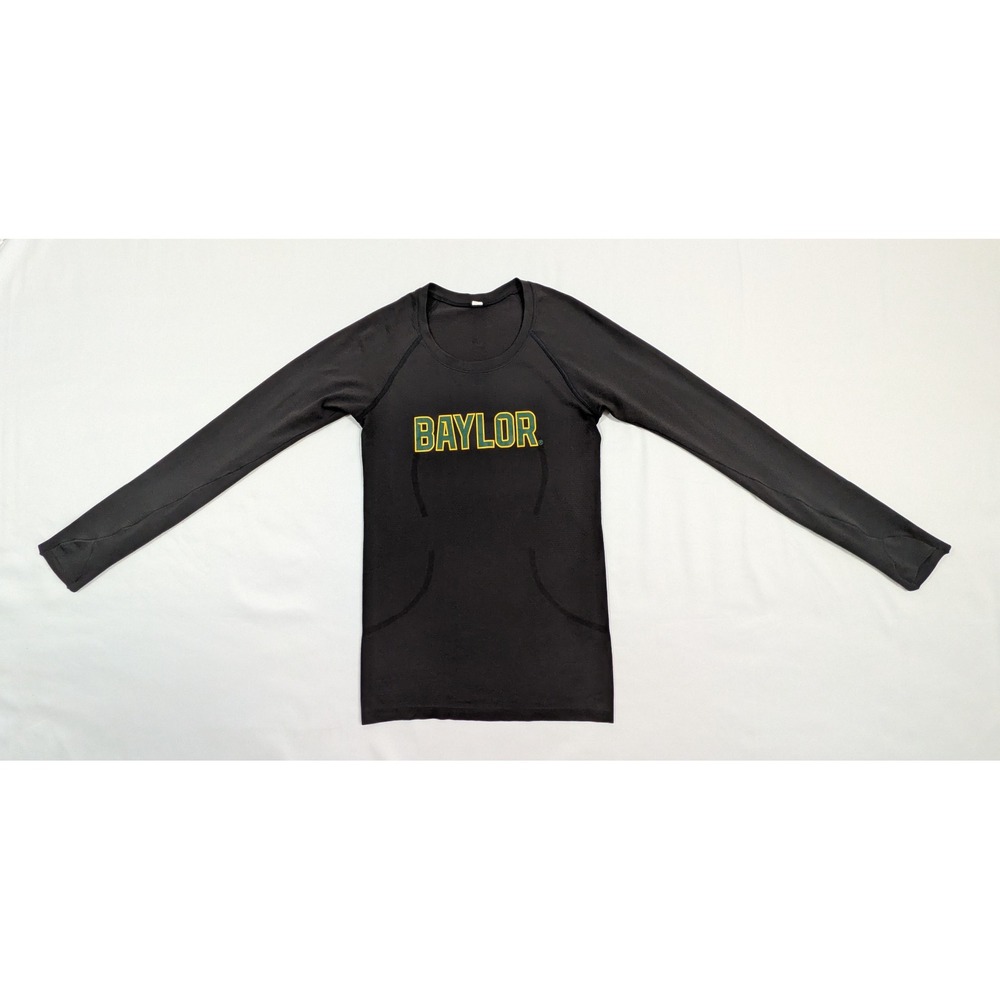 Lululemon Baylor University Bears Swiftly Tech Long Sleeve Black Women's 6